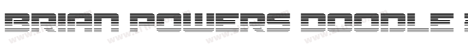 Brian powers Doodle 2字体转换